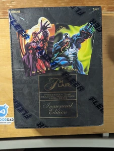 Tarjetas coleccionables anuales Marvel Flair 1994 caja sellada sin abrir - ¡24 paquetes! - Fleer - Imagen 1 de 3