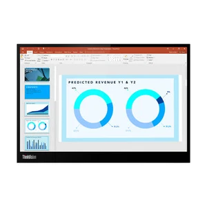 Lenovo ThinkVision M14d LED display 35.6 cm (14") 2240 x 1400 pixels 2.2K Bla... - Picture 1 of 10