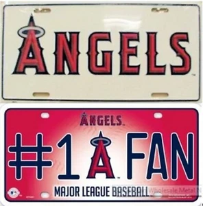 LOS ANGELES ANGELS, Anaheim License Plate, MLB Baseball Team Metal Auto Sign - Picture 1 of 4