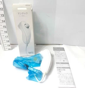 Nintendo Wii Nunchuk White with Box & Manual NTSC-J Japan Version - Picture 1 of 7