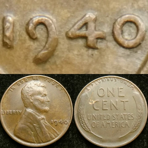 1940-P DDO-002 Doubled Die DDO Lincoln Cent Wheat Penny Cover