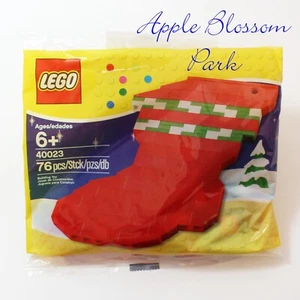 NEW Lego Santa's RED HOLIDAY STOCKING Xmas Polybag Set 40023 Retired HTF - Picture 1 of 4
