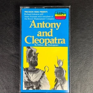 Rare 1980 PAL VHS Antony & Cleopatra Royal Shakespeare Company Precision Video - Picture 1 of 7