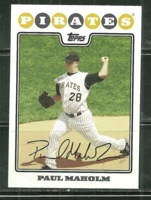 2008 TOPPS PIRATES PAUL MAHOLM #PIT13 - Image 1 of 2