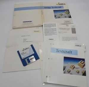 Commodore Amiga Textcraft V1.1 für Amiga 1000 ** GUTER ZUSTAND ** - Bild 1 von 13