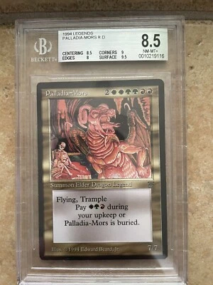 Magic: The Gathering - Palladia-Mors Legends - BGS Graded 8.5 NM-MT+! - Image 1 of 2
