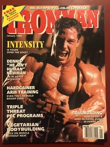 IRONMAN 1994 Jan Vol.53 #1 Dennis Newman Cover! Dorian Yates Champ Poster! - Picture 1 of 12