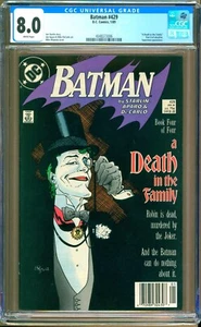 Batman #429 (1989) CGC 8.0 WP  Starlin - Mignola - Aparo "NEWSSTAND" - Picture 1 of 2