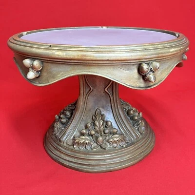 Jackson Southern Living 7.5 英寸高树脂底座蛋糕架乡村橡子婚礼 — 第 1/4 张图片