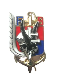 ANCIEN INSIGNE DES TROUPES DE MARINE PARACHUTISTES 3° RPIMa OPEX FIB BEYROUTH FI - Picture 1 of 2