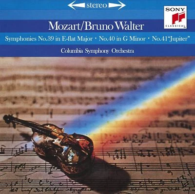 Bruno Walter Columbia SO NEW CD(SACD-Hybrid) Mozart Sym No.39,40,41 Japan OBI Foto 1 de 2