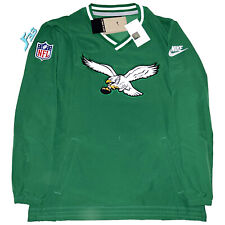 Nike Philadelphia Eagles Kelly Green Sideline Windbreaker Jacket V-Neck Men's