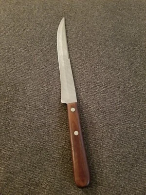 Vintage Case XX CAP 283-8" Kitchen Knife Rosewood Handle Fixed Blade. Q17 - Image 1 of 4