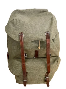 original Schweizer Armee Rucksack 1963 Sattlerarbeit Vintage Bagpack Swiss Army - Bild 1 von 12