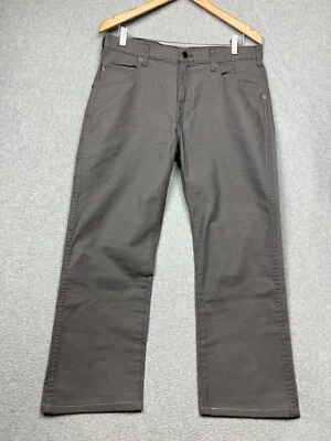 Pantalones de mezclilla Dickies para hombre carpintero pierna recta Cavas 32x30 (entrepierna 27" dobladillo) trabajo Foto 1 de 4