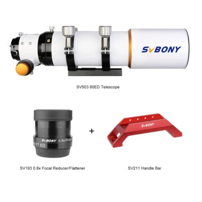 SVBONY SV503 80ED Telescope Refractor w/ 0.8x Focal Reducer DSO Photography Kit - Image 1 of 4