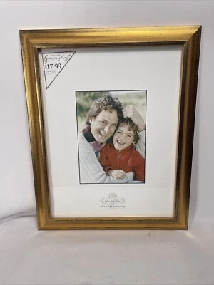 Marco de fotos dorado Green Tree Gallery pantalla de vidrio 10x13 nuevo marco de fotos Foto 1 de 4