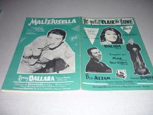 DALIDA TONY DALLARA FREDDY SUNDER BOB AZZAM PARTITION - Bild 1 von 1