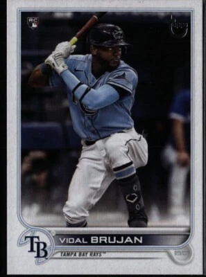2022 Topps #25 Vidal Brujan Vintage Stock #/99 - Image 1 of 2
