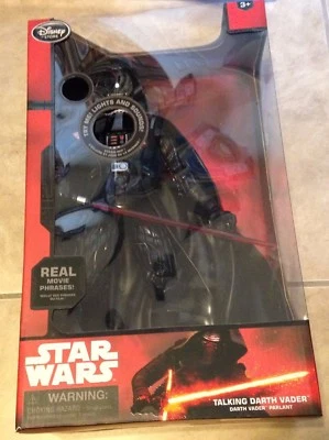 Figura parlante Darth Vader 14"" Star Wars Light Sound exclusivo de Disney Store NUEVO Foto 1 de 2