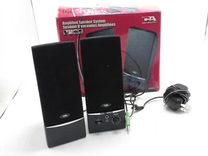 Cyber Acoustics Amplified 2.0 Speaker System 2 Piece Set - Picture 1 of 5