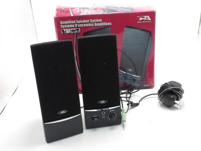 Cyber Acoustics Amplified 2.0 Speaker System 2 Piece Set - Image 1 of 4