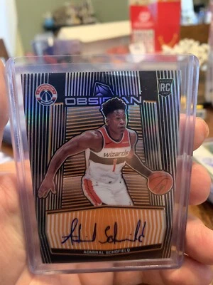19-20 Obsidian Orange Rookie Auto 48/50 Admiral Schofield - Image 1 of 3