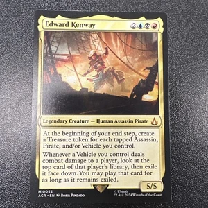 Edward Kenway #53 Mythic, casi nuevo, Assassin's Creed, Magic The Gathering JY - Imagen 1 de 2