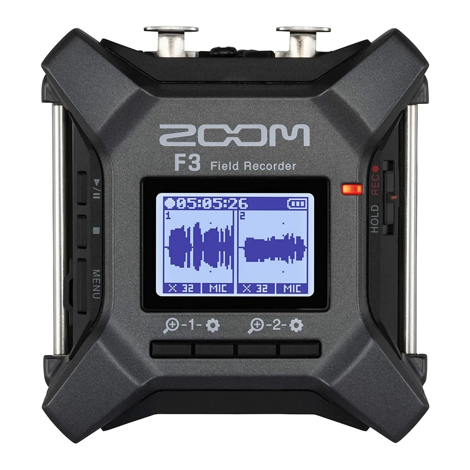 Zoom F3 MultiTrack Handheld Field Recorder with 32-Bit Float Technology - Image 1 of 4