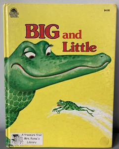 Big & Little 1966 Illustrated Vtg Book HC Joe Kaufman Merrigold Press - Picture 1 of 8