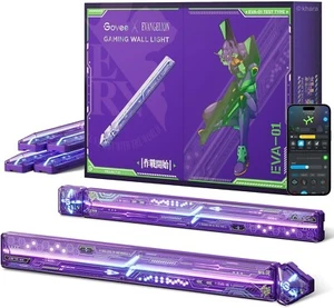 Govee x Evangelion Gaming Wall Light, RGBIC Glide Wall Light, Work with Matter - Picture 1 of 1