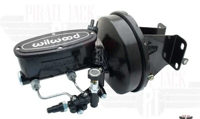 1974-86  Fits Jeep CJ7 CJ5 9"  Black Wilwood Power Brake Booster Conversion Kit - Image 1 of 4