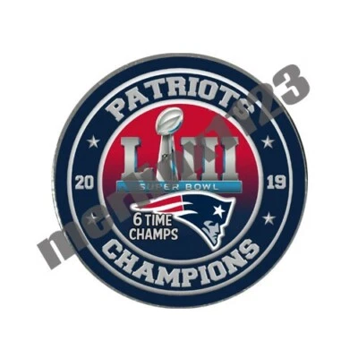2019 LIII Super Bowl 6X Champs Patriots Golf Ball Marker NFL Gift