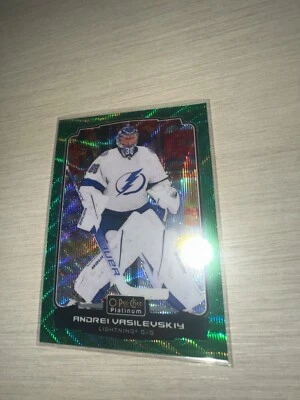 2022-23 OPC Platnium Andrei Vasilevskiy Emerald Surge #7/10 - Image 1 of 2
