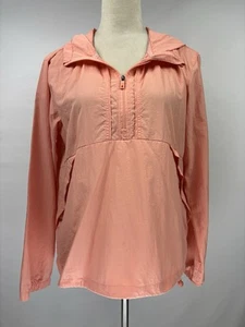 Avalanche Wind Breaker Quarter Zip Pullover Peach Medium Kapuze Taschen Gürteltasche - Bild 1 von 18