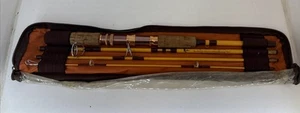 Vintage Wright & McGill Eagle Claw Packit Pack Rod Spin/Fly 4pc PK200 - Picture 1 of 7