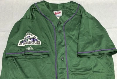 Camiseta De Colección Colorado Rockies Majestic All-Star Game Para Hombre Grande Diamante Verde Foto 1 de 4