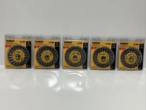 Lot Of (5) Dewalt 4" Carbon Cable Twist Wheel DW4930 - Picture 1 of 4