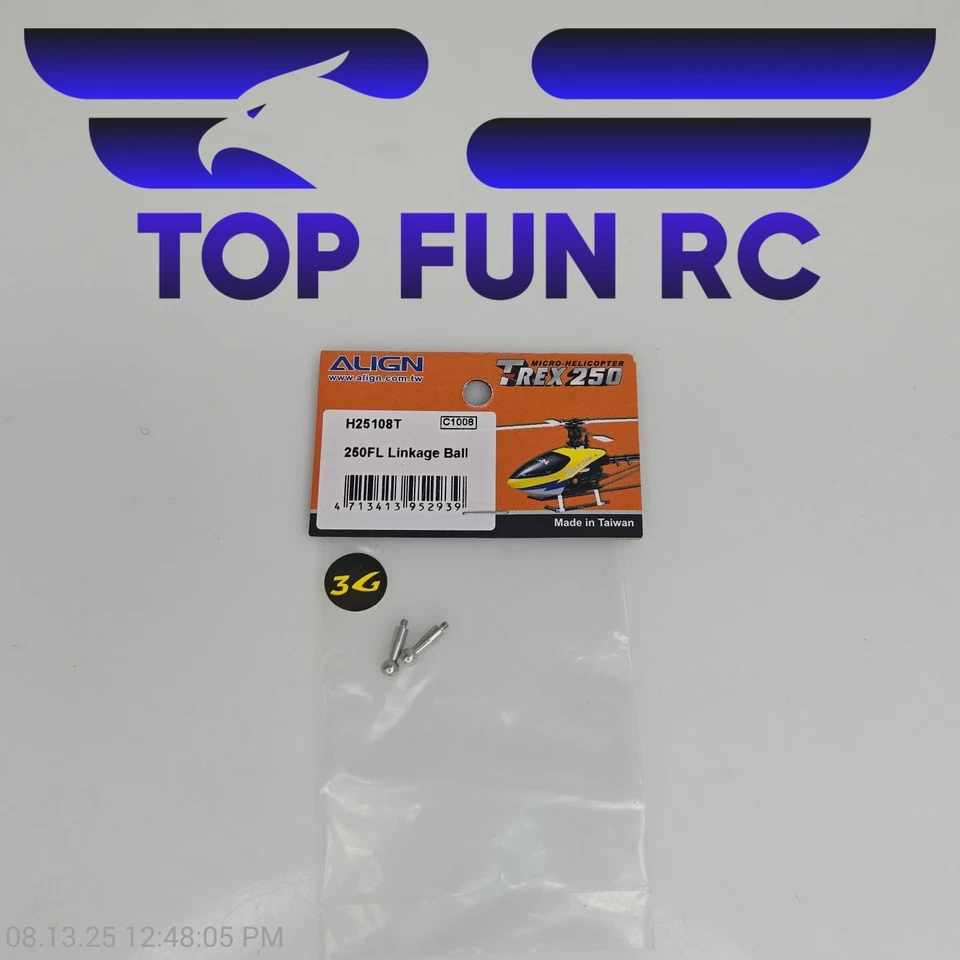 Align H25108T 250FL Linkage Ball For TREX 250 Micro-Heli - Image 1 of 1