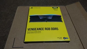 Corsair Vengeance RGB 64GB (4x16GB) DDR5 6400MHz CL36 PC Memory Grey - Picture 1 of 6