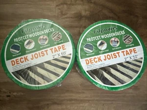 2" x 50' Deck Joist Tape,Butyl Joist Deck Tape,Waterproof and Weather Resistance - Picture 1 of 1