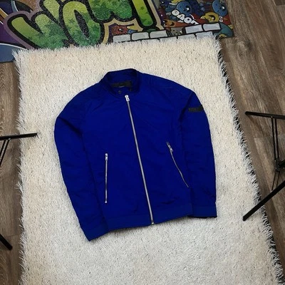 DIESEL Bomber NYLON MULTIPOCKET CARGO AVANT GARDE Mens Biker JACKET Teflon Large - Image 1 of 4