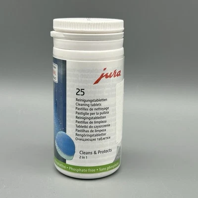 Tabletas de limpieza Jura para cafeteras totalmente automáticas 25 unidades NUEVAS Foto 1 de 2