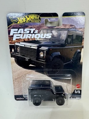 Hot Wheels Premium Fast Furious Land Rover Defender 90 F9 Real Riders металл - Изображение 1 из 4
