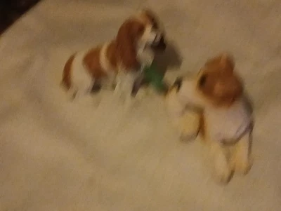 Two Dog Ornaments - Image 1 of 2