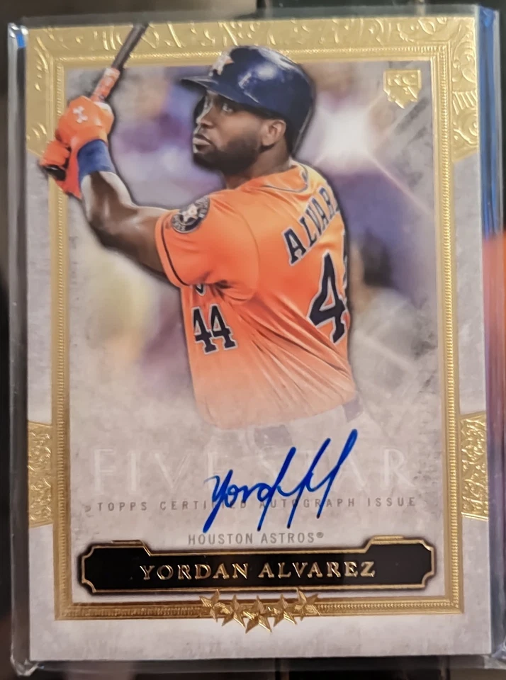 2020 TOPPS FIVE STAR YORDAN ALVAREZ ROOKIE AUTO ASTROS - Image 1 of 1