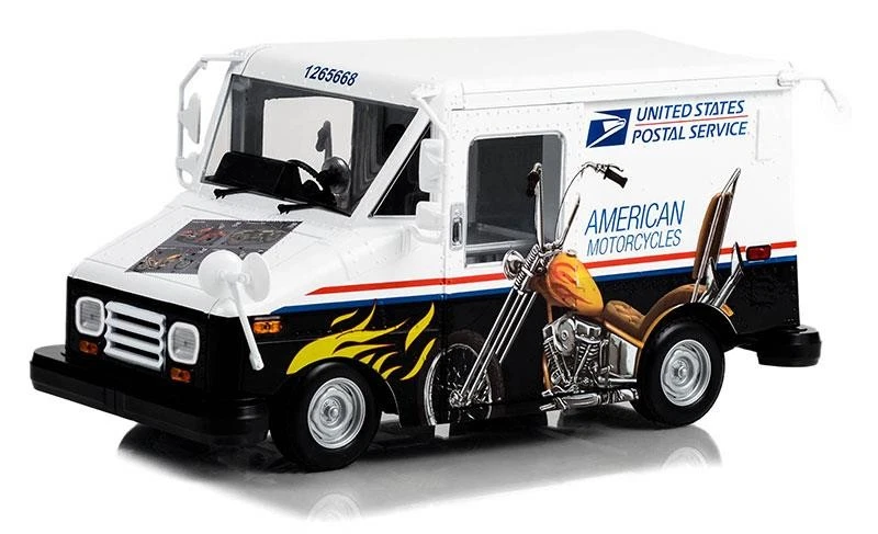 USPS Long Life Consegna Postale Camion Di Moto Americane 1:18 Greenlight 13643 - Immagine 1 di 2