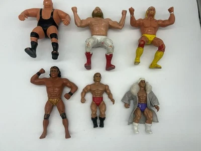 De colección. Lote 1984/85 WWF Remco Titan figuras de lucha libre Ric Flair, Hulk Hogan etc. Foto 1 de 4