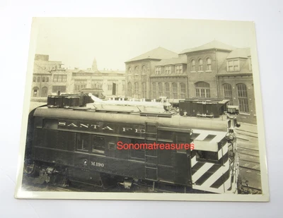 Santa Fe M-190 Baggage Car c1930 Photograph Pullman Standard Co. Chicgo IL ORIG - Image 1 of 4
