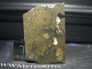 Meteorite NWA 15980 - Eucrite-melt breccia - Microvesicular melt rock matrix - Picture 1 of 2
